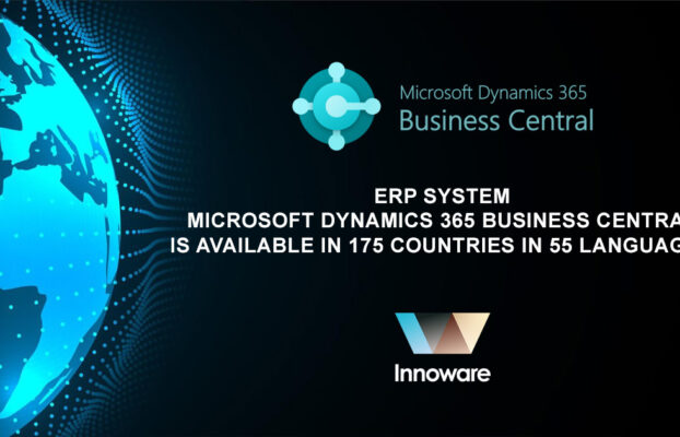 ERP system Microsoft Dynamics 365 Business Central is available in 175 countries in 55 languages