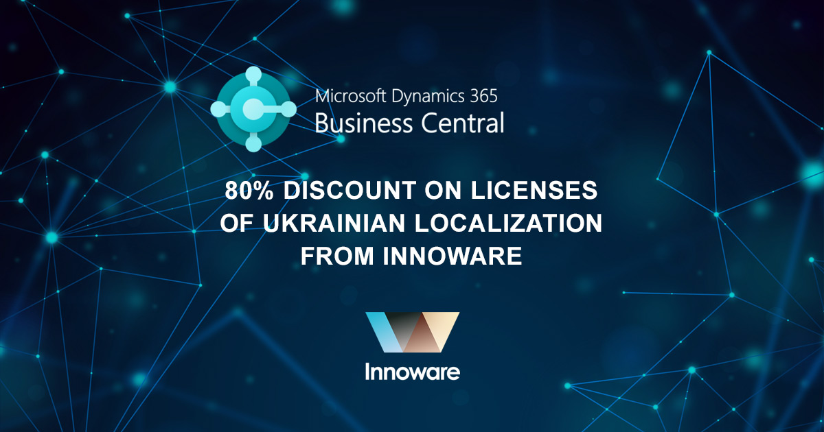 Enjoy an 80% discount on licenses for Ukrainian Localization from Innoware