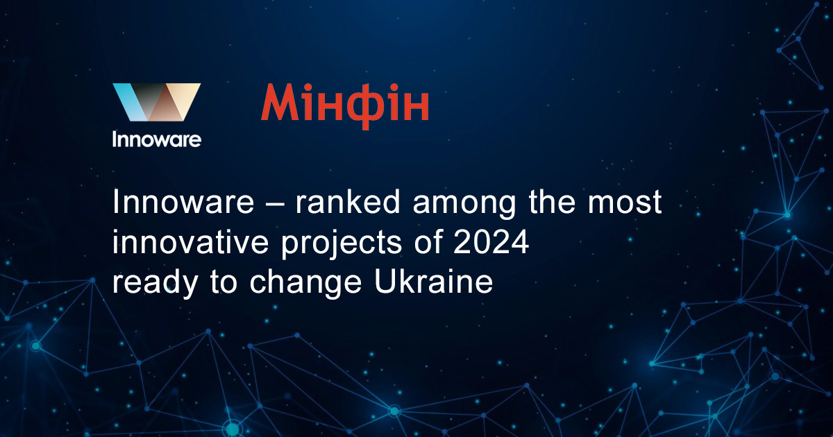 Innoware in the rating of innovative projects of 2024 from the Minfin